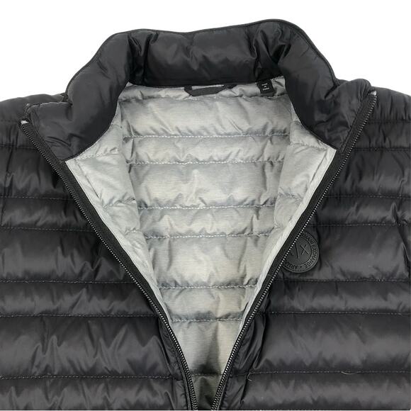 ARMANI EXCHANGE Down Puffer Bomber Jacket Men S Black Everyday Travel Stylish - Picture 6 of 15